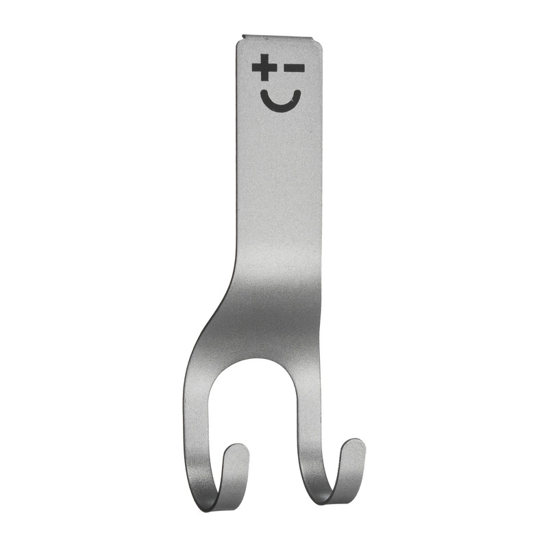 Bisbell – Haczyk na listwę Bisbell, podwójny srebrny