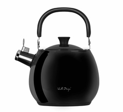 Vialli Design - Czajnik z gwizdkiem 2,5 L Bolla grafitowy polerowany