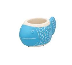 RITUALI DOMESTICI - MARECHIARO Doniczka ryba jasnoniebieski