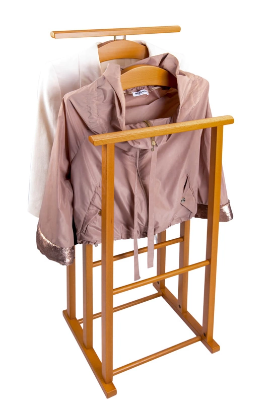 ARREDAMENTI - MAXI Stojak na koszule i garnitur - 102 x 35 cm, Brązowy