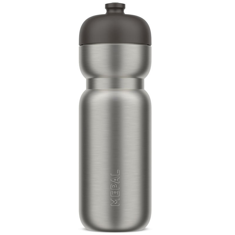 Mepal - Butelka sportowa stalowa Pull Active 800 ml Graphite Black