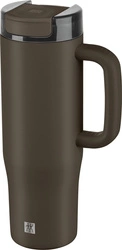 Zwilling - THERMO PLUS Kubek termiczny ze słomką - 900 ml, brązowy