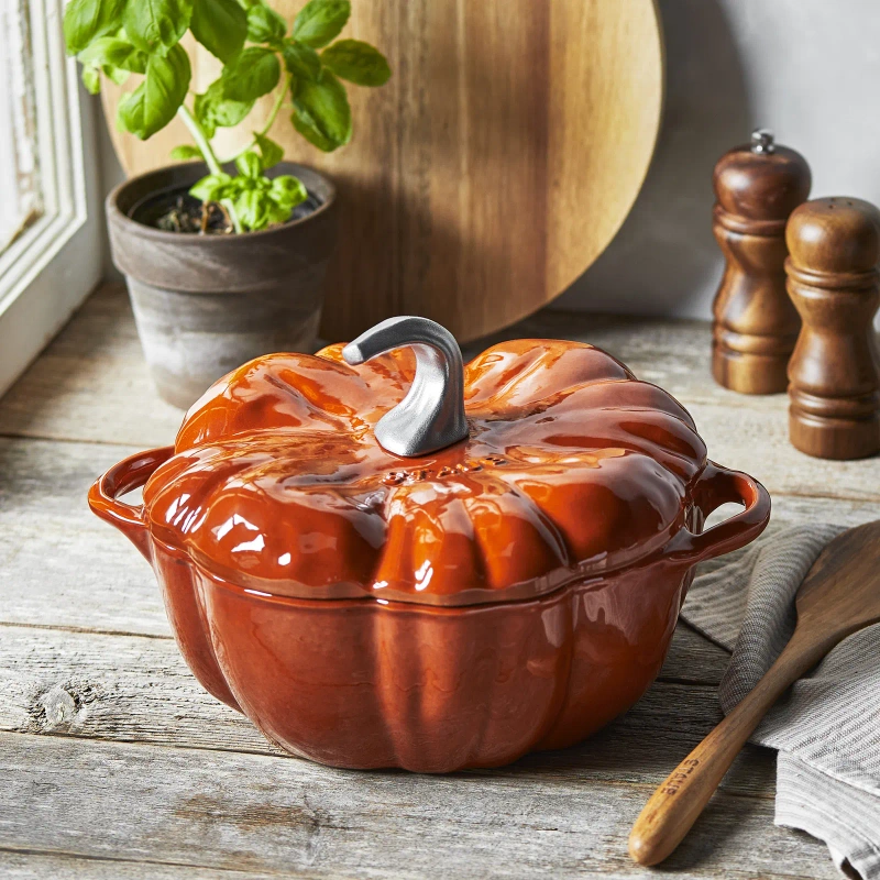Staub - garnek żeliwny okrągły dynia 3.45 l cynamonowy Special Cocotte Pumpkin