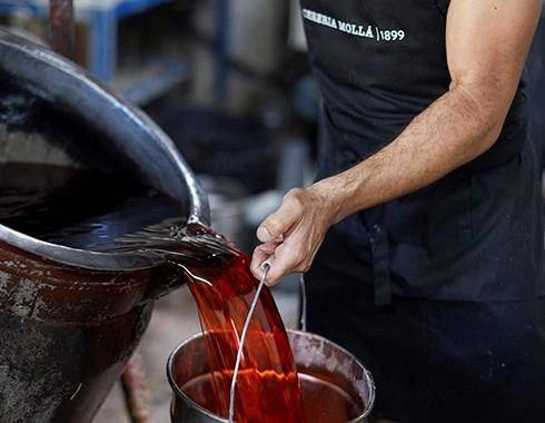 Cereria Molla - Świeca 3XL 7 kg. Amber and Sandalwood