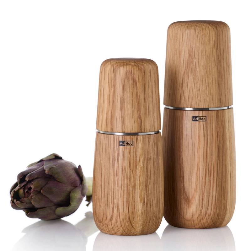 AdHoc - Młynek do soli lub pieprzu Yono L, jasny dąb