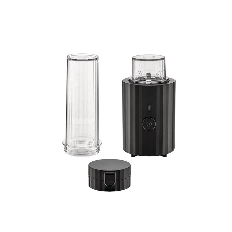 Alessi - blender ON THE GO, czarny Plisse