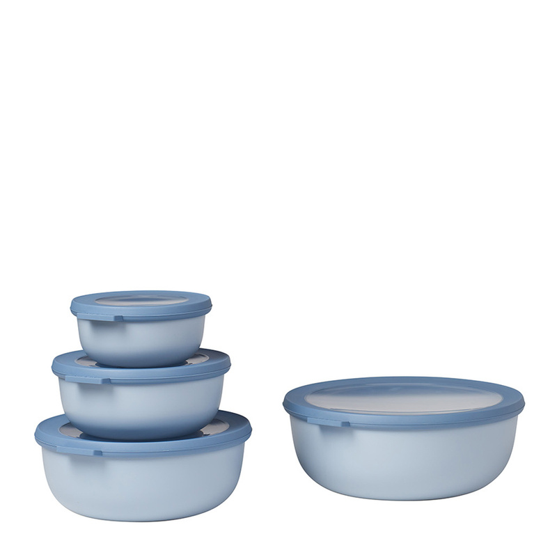 Mepal - Zestaw 4 misek Cirqula 350 750 1250 2250 Nordic Blue