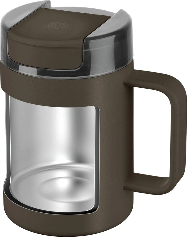 Zwilling - THERMO PLUS Kubek termiczny z uchwytem - 380ml, brązowy