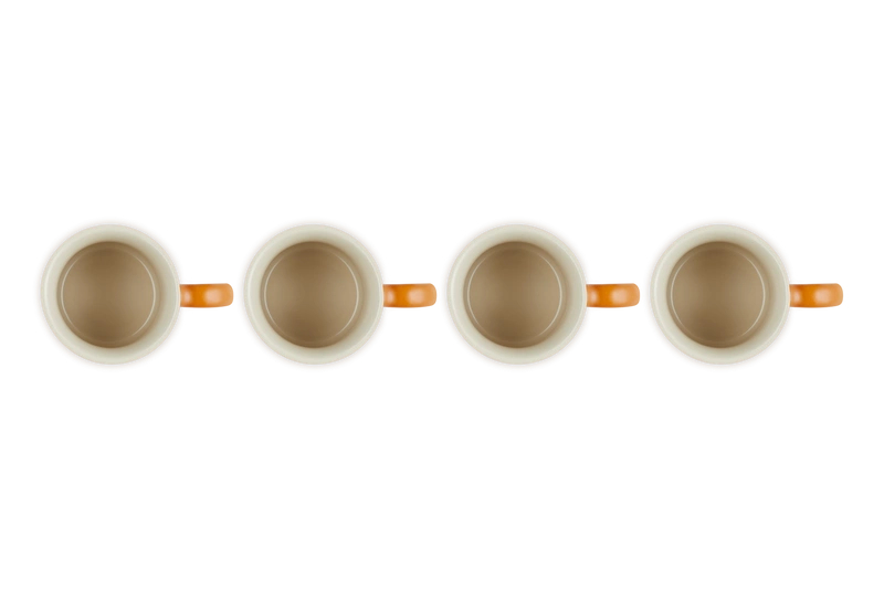 Le Creuset -Zestaw 4 Kubków 400ml płomienny