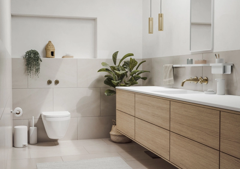 Zone Denmark - Półka łazienkowa 44 cm Rim White