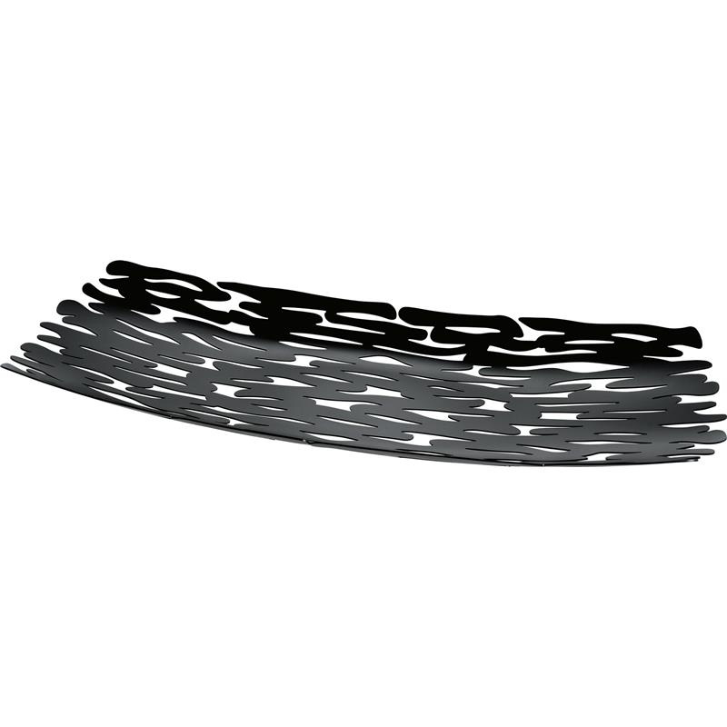 Alessi - patera, czarna BARK