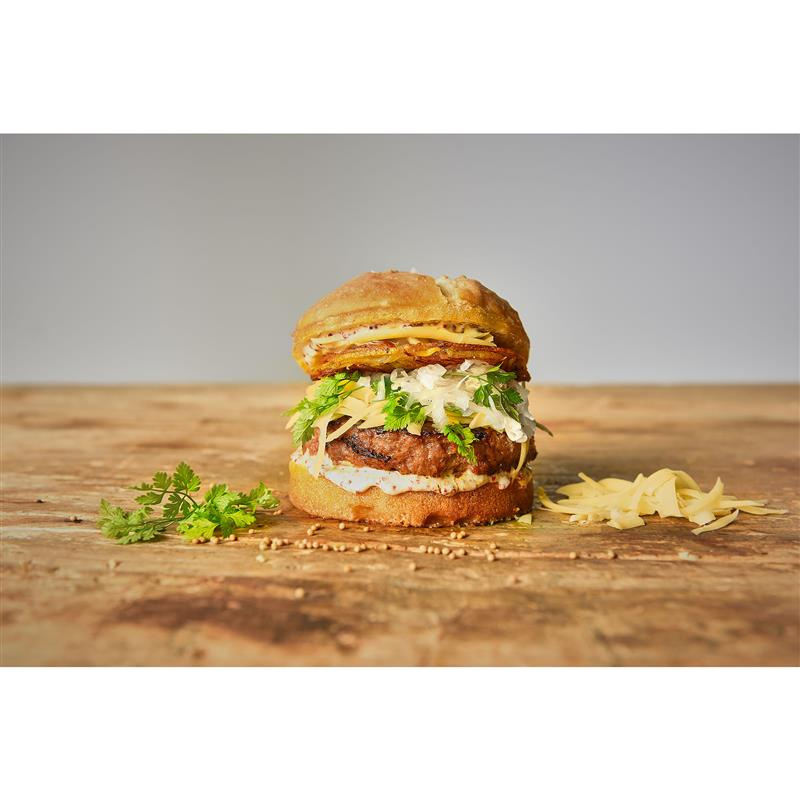 Lurch - forma na bułki do hamburgerów, silikon, śred. 10 cm, 33 x 22 x 3 cm FlexiForm