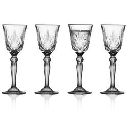 Lyngby Glas - Kieliszki ze szkła kryształowego Melodia 50 ml 4 sztuki