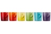 Le Creuset - zestaw 6 kubków 350ml Rainbow