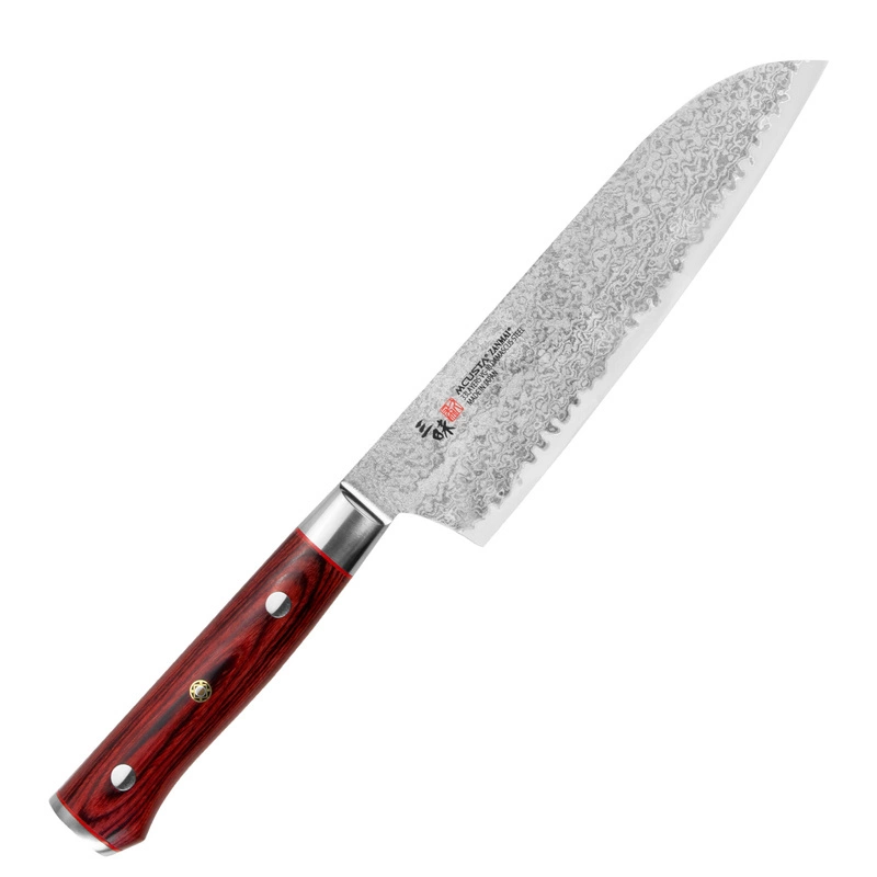 Mcusta Zanmai - VG-10 Pro Flame Nóż Santoku 18cm