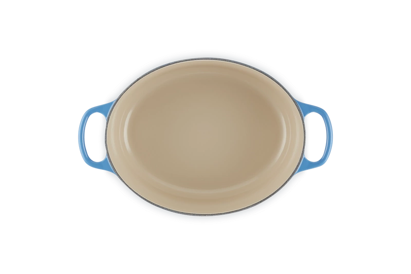 Le Creuset - brytfanna żeliwna emaliowana Signature 33 cm 7,5 l azure