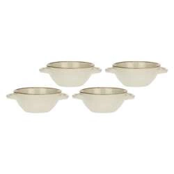 Rose&Tulipani - zestaw 4 misek do zupy 600 ml Concerto Avorio