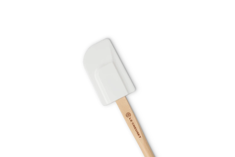 Le Creuset - Łopatka wąska silikonowa biała