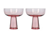 Bitz - Zestaw 2 sztuk kieliszków do szampana Statue Pink