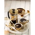 Cilio - łyżeczki do kawy, 6 szt., stal nierdzewna, 13,5 cm, kolor złoty Coffee Culture