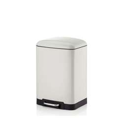 Kela - Kosz na śmieci 12 l biały Davino