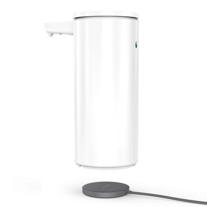 Simplehuman - Dozownik bezdotykowy do mydła z pojemnikiem 414 ml biały