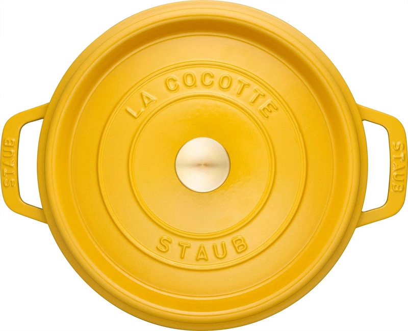 Staub - LA COCOTTE Garnek żeliwny okrągły 3.8 ltr cytrynowy