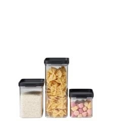 Mepal - Zestaw 3 pojemników Omnia czarny