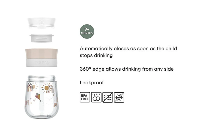 Mepal - Kubek dziecięcy treningowy do nauki picia Mio 300 ml Fairy Garden
