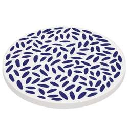 Zassenhaus - podkładka pod szklankę, ceramika/korek, śred. 11 cm, krople Nordic