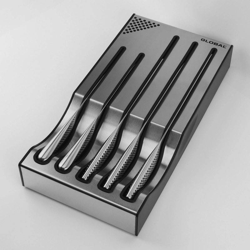 Global - Zestaw 5 noży z bazą Dock Set A