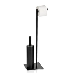 Kela - Stojak WC +szczotka toaletowa czarny Style