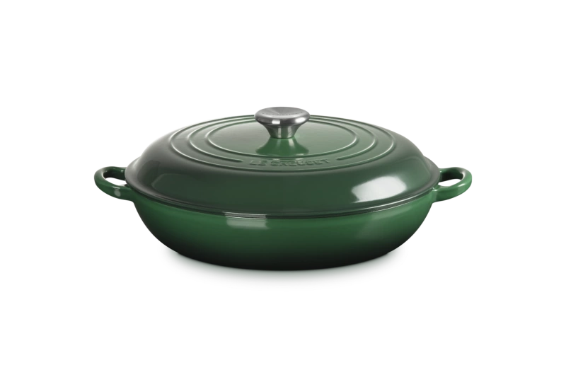 Le Creuset - garnek żeliwny emaliowany Gourmet 30 cm 6,2 l Juniper