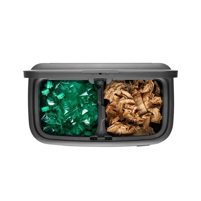 Brabantia - Kosz na śmieci Touch Bin BO 2x30L zielony Pine