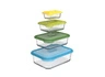 Joseph Joseph- Zest. 4szklanych pojemników Nest Glass Storage