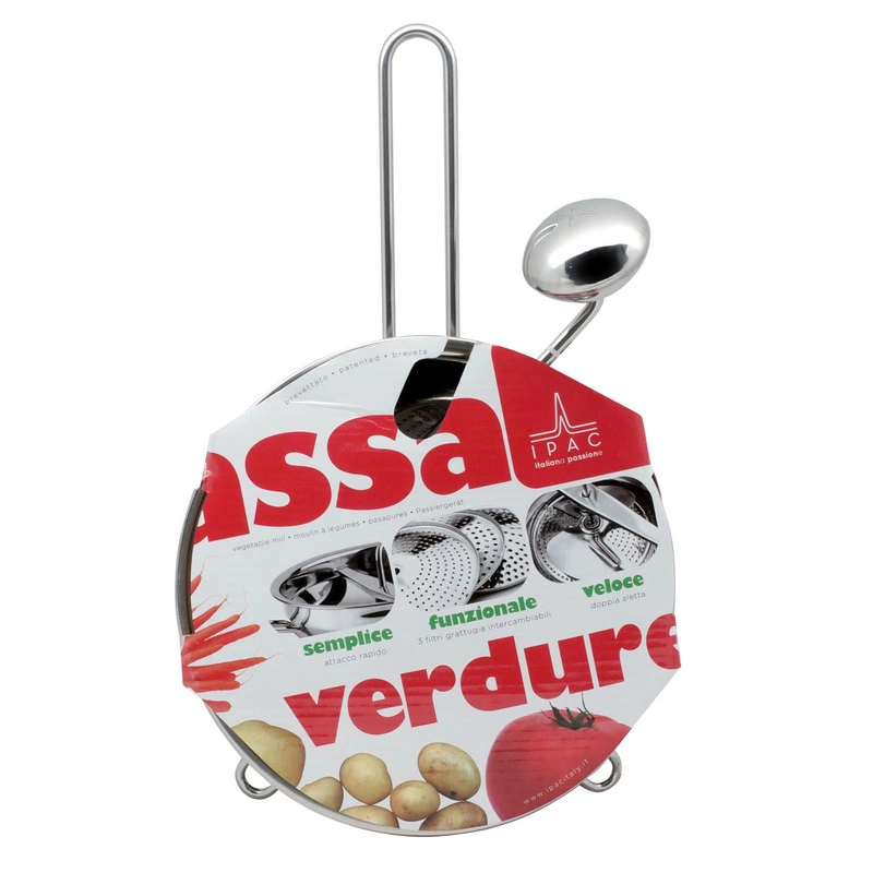 IDEALE - Profesjonalny przecierak do warzyw 20cm, stal nierdzewna