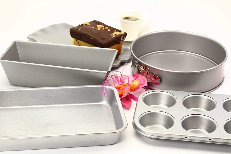 Patisse - Tortownica zapinana z szerokim spodem 24cm SILVER-TOP