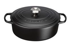 Le Creuset - brytfanna żeliwna emaliowana Signature 33 cm 7,5 l czarna