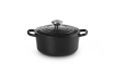 Le Creuset - brytfanna żeliwna emaliowana Signature okrągła 18 cm 1,8 l czarna