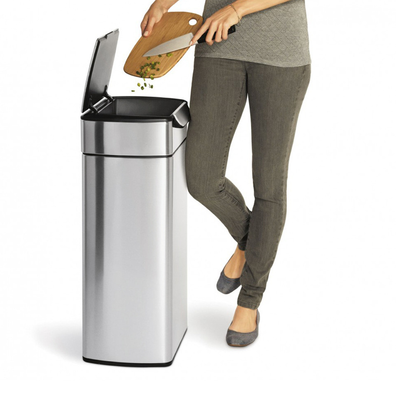 Simple Human - kosz na śmieci 30 l Touch Bar stal FPP
