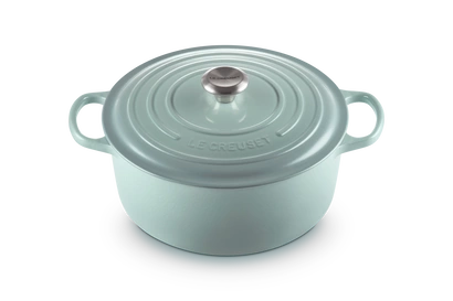 Le Creuset - garnek żeliwny emaliowany Signature 28 sea salt