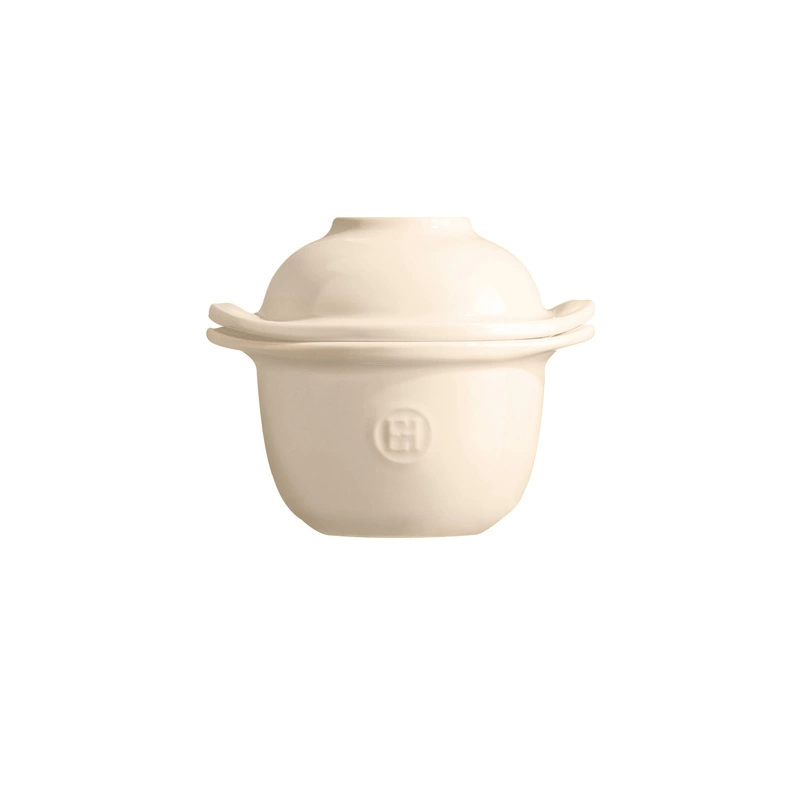 Emile Henry - Naczynie do zapiekania i serwowania jajek 0,3l - kremowy