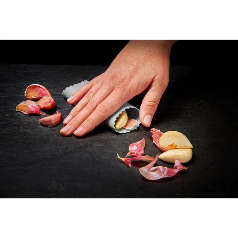 Lurch - obierak do czosnku, silikon, śred. 3,5 x 13 cm, jasnoszary