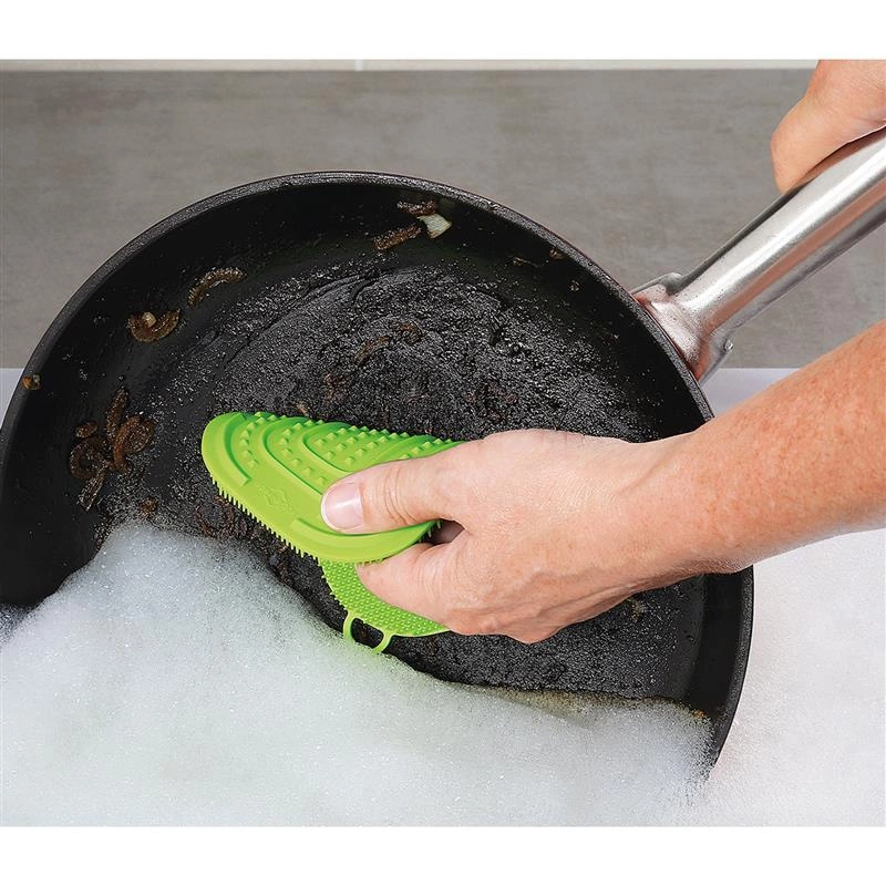 Kuchenprofi - myjka silikonowa, 13 x 8 cm, zielona Trend