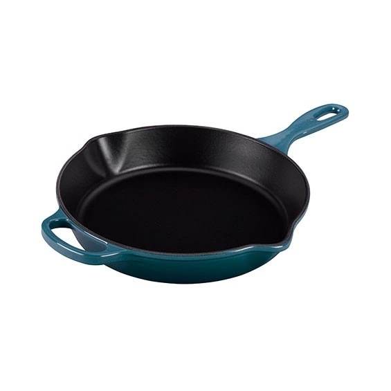 Le Creuset - patelnia żeliwna o smażenia i serwowania 26 cm deep teal