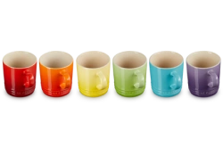 Le Creuset - zestaw 6 kubków 350ml Rainbow