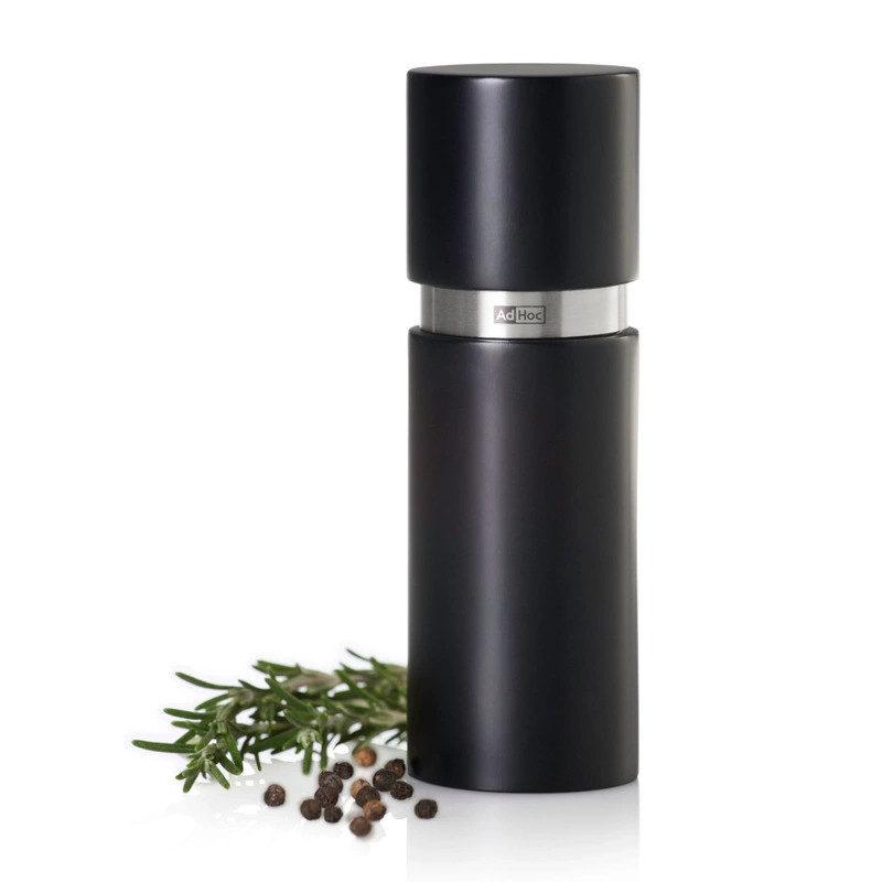AdHoc - Młynek do pieprzu lub soli Textura S czarny