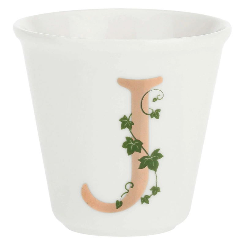 La Porcellana Bianca - filiżanka z łyżeczką 75 ml, Wzór J Unico