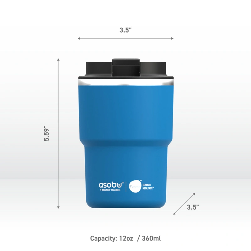 Asobu - Kubek termiczny THE MINI PICK UP BLUE, 355ml