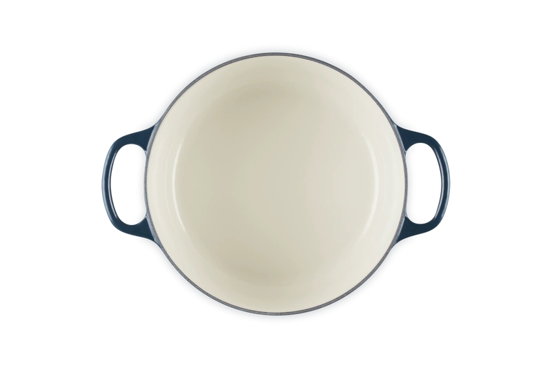 Le Creuset brytfanna żeliwna emaliowana Signature okrągła 24 cm 4.2l nuit